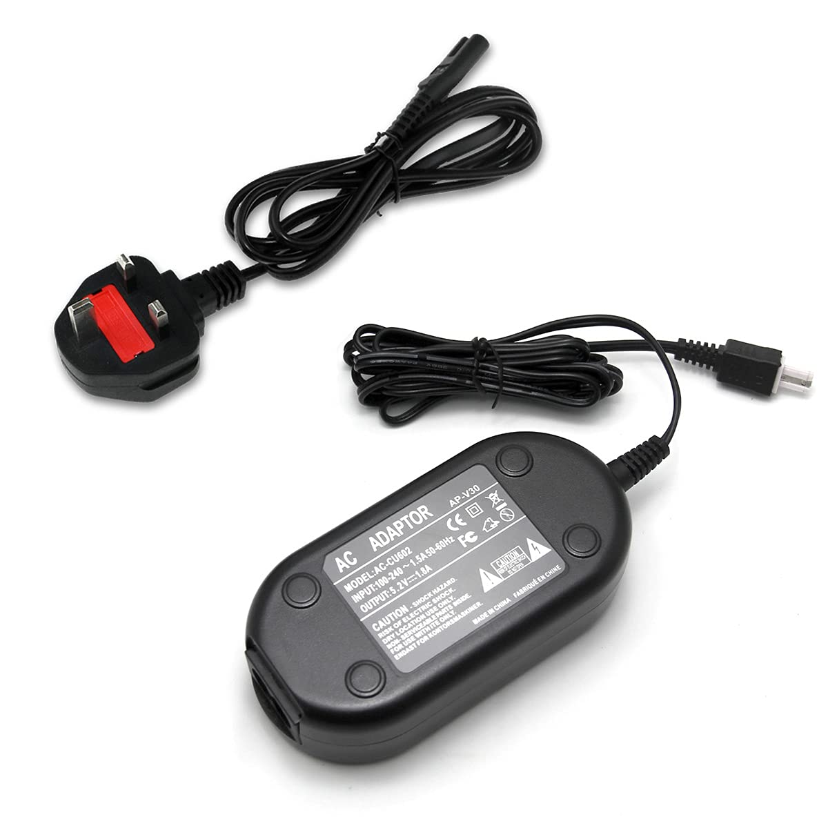 Glorich AP-V30U replacement AC Power Adapter / Charger to replace JVC AP-V30 AP-V30U AP-V30E AP-V30M fits GZ-HD500 HD510 HD520 HD550 HD620 HD750 HD760 HM300 HM320 HM330 HM334 HM335 HM340 HM350 HM550 HM570 HM960 HM980 HM990 MG750 MG760 MS110 MS118 MS210 MS215 MS216 MS230 MS240 MS250 GX1 VX700 VX705 VX715 VX755 VX770 GZ-VX775...