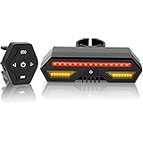 Panapo Bike Tail Light with Turn Signals-Wireless Remote Control Waterproof Bicycle Taillight-USB Rechargeable Ultra Bright S