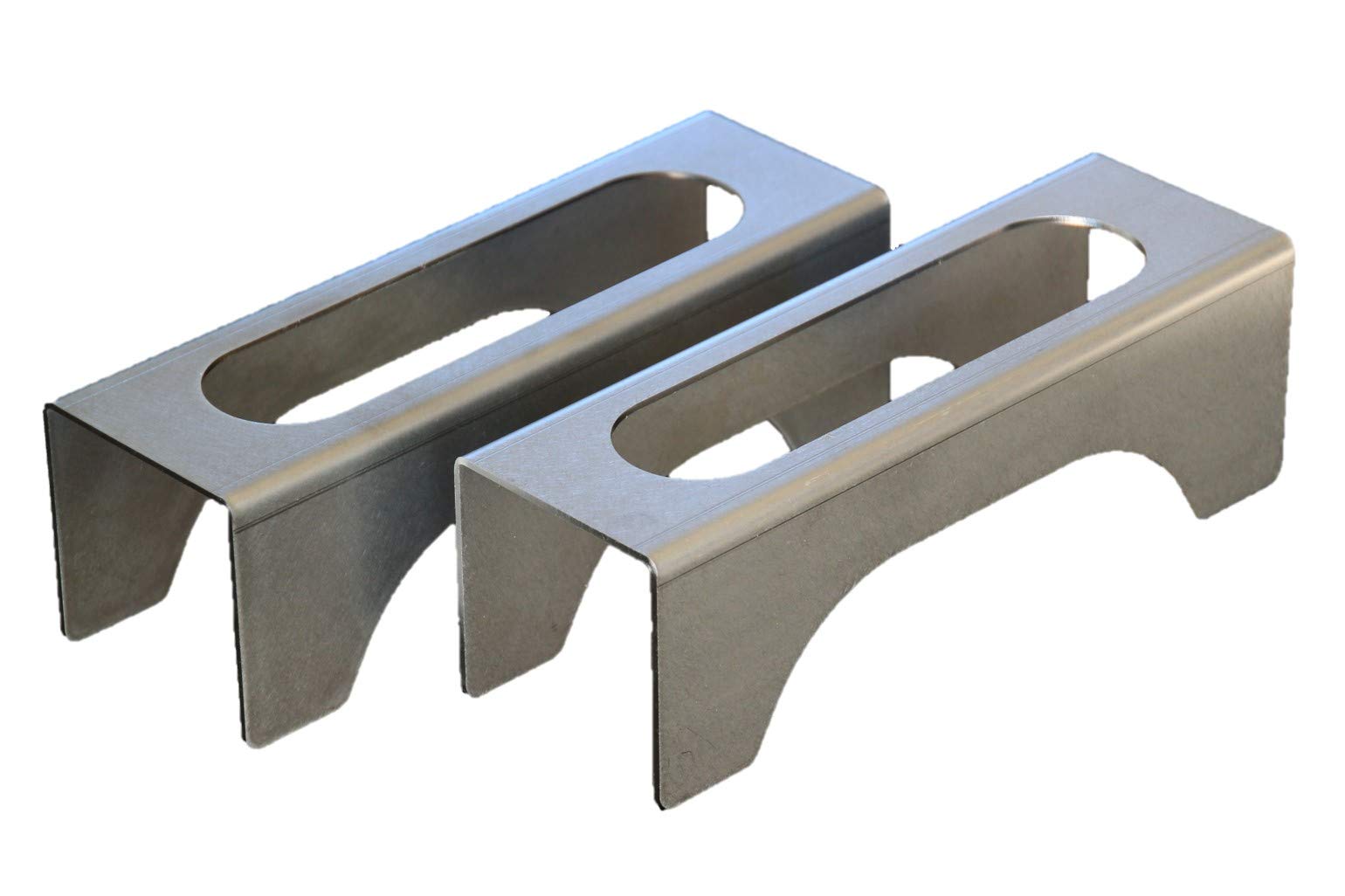 Fire Dogs/Andirons, Ultra Compact Size for stoves and Inserts, Clean and Modern Design "Mini"