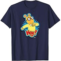 Amazon.com: Arthur Say Hey Arthur Waving Logo Cartoon T-Shirt