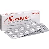 ThyroSafe Potassium Iodide 130mg Tablets (KI Pills) - Iodine for Radiation Emergency Protection | Nuclear Fallout Survival Gear and Emergency Supplies for Prepper Kits | 20 Count