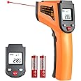 Digital Infrared Thermometer Gun Non-Contact Grip Infrared Laser Thermometer Temperature Gun -58℉~ 752℉ for Instant Read Meat Digital Kitchen Thermometer for Cooking Oil Deep Fry BBQ
