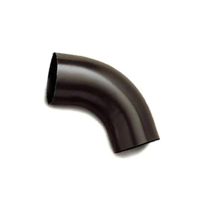 Gomito Curva 72 Per Tubo Pluviale Di Gronda Grondaia N Lamiera Preverniciata Colore Testa Di Moro Diam100