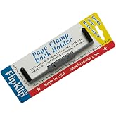 FlipKlip Portable Book Page Holder for Hands Free Reading in Bed, on the Go, on the Treadmill &amp; Exercise Bike - Works on Hardcovers, Paperbacks, Magazines, and Comic, Art, Piano and Recipe Books