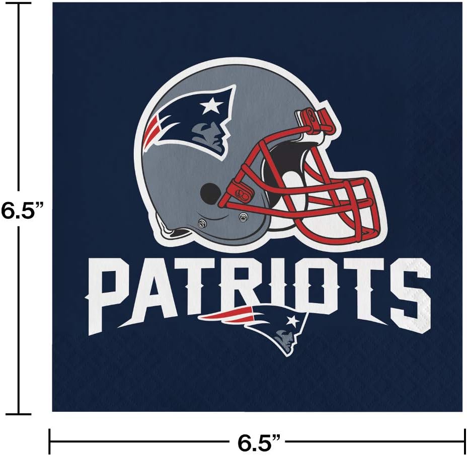 Amazon Com Creative Converting New England Patriots Ultimate Fan Party Supplies Kit Serves 8 Toys Games