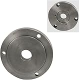 LittleMachineShop.com Adapter, 5" Lathe Chuck - 92 mm Diameter Registration Boss, 3 Chuck Mounting Holes (2358)