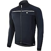 Souke Sports Men's Winter Cycling Jacket, Windproof Water Resistant Thermal Windbreaker