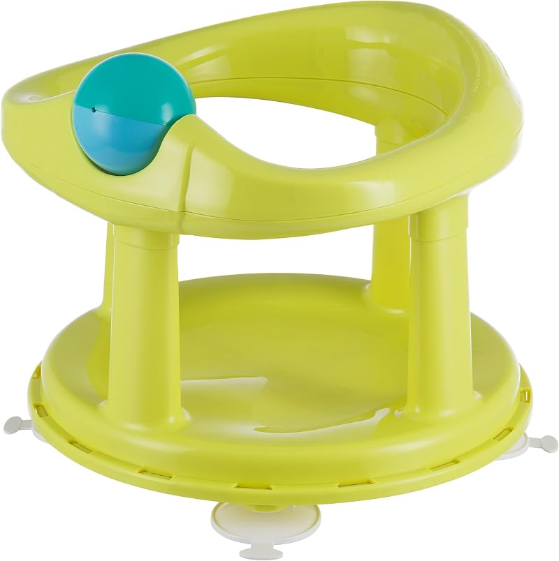 Bebeconfort Swivel Bath Seat 0-12 Months Lime 10 kg Non-Slip Suction