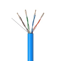 1000ft Cat5e Solid 24AWG Cable UTP Cat5 Bulk Pull
