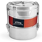 King International Stainless Steel Food Grade Bento Vintage Wire Tiffin Box, Traditional Indian Lunch Box,Tiffin Box,Food Con