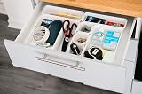 Addis 8pc Interlocking Drawer Organiser Trays White Storage Plastic view 2