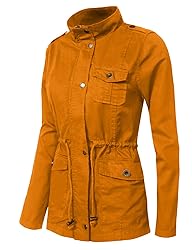 J. LOVNY Women's Versatile Military Anorak Jacket