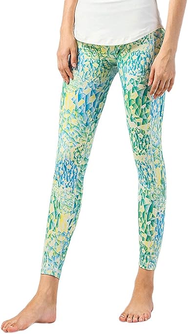 patterned yoga leggings