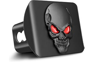 OGYE Metal Skull 3D Emblem Hitch Cover Fits 2" Receivers