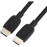 Amazon Basics Ultra High Speed HDMI 2.1 Cable, 48Gbps, 8K@60Hz 4K@120Hz Certified, 10 Feet, Compatible with PS5/Xbox/TV/Monitor, Black