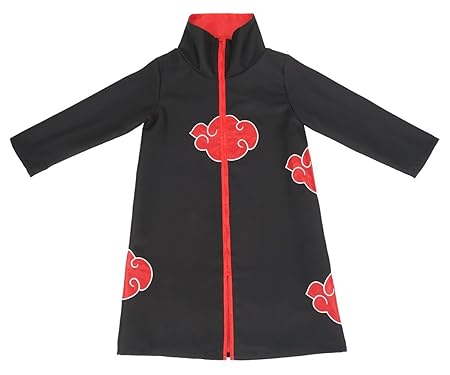 CoolChange Akatsuki Mantel für Kinder Cosplay Kostüm Größe: 140