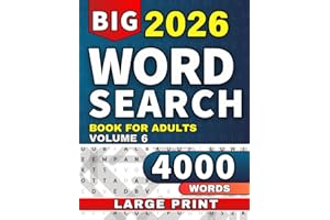 Large Print Word Search Puzzle Book for Adults, Seniors & Teens: Big Print Word Finds with Unique and Interesting Themes