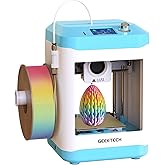 Fully Assembled Mini 3D Printer for Kids &amp; Beginners - Complete Starter Kit with Auto Leveling 3D Printing Machine, 1 Roll of Filament, and SD Card, High-Speed 250mm/s, High Precision, for School Home