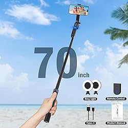 70" Auto Face Tracking Tripod for iPhone,360
