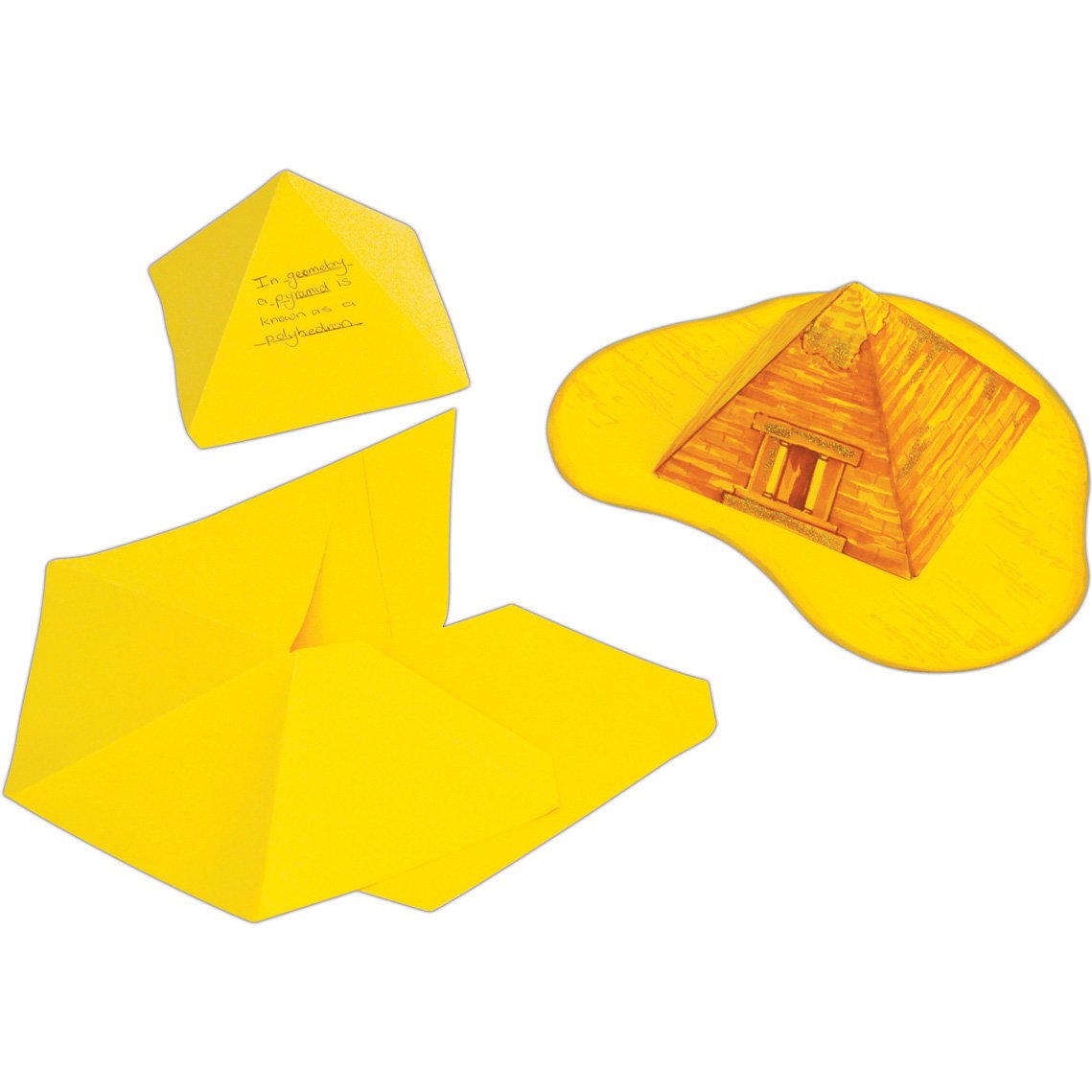 Springboard 25037 Make an Egyptian Pyramid KS2 History Craft Activity (Pack of 30)