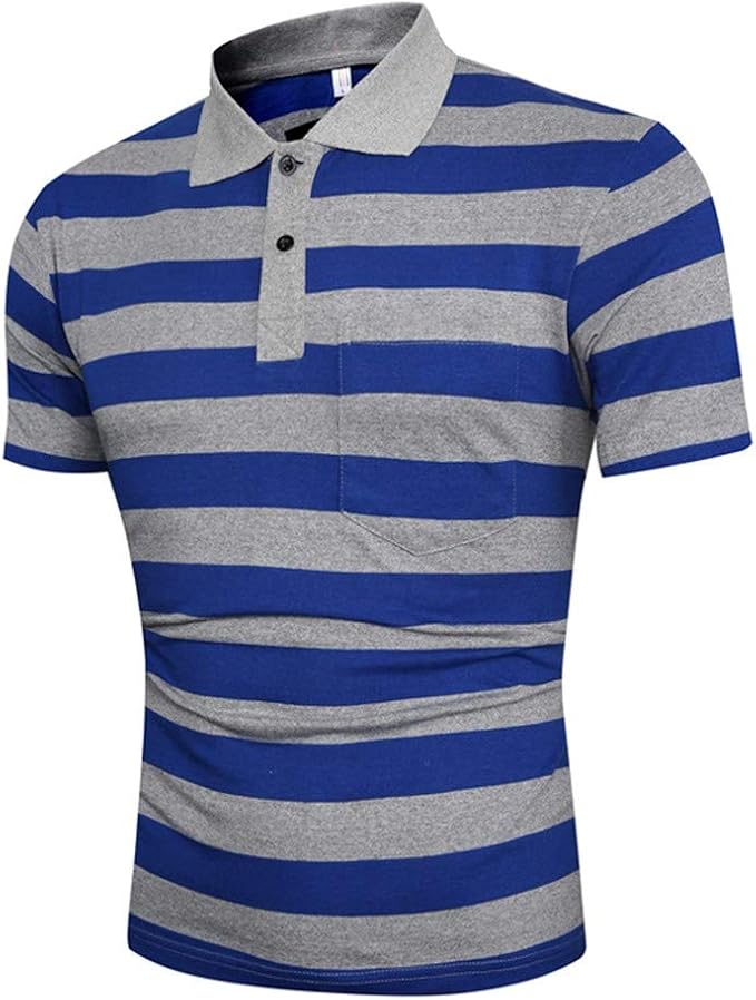 polos hombre manga corta con bolsillo