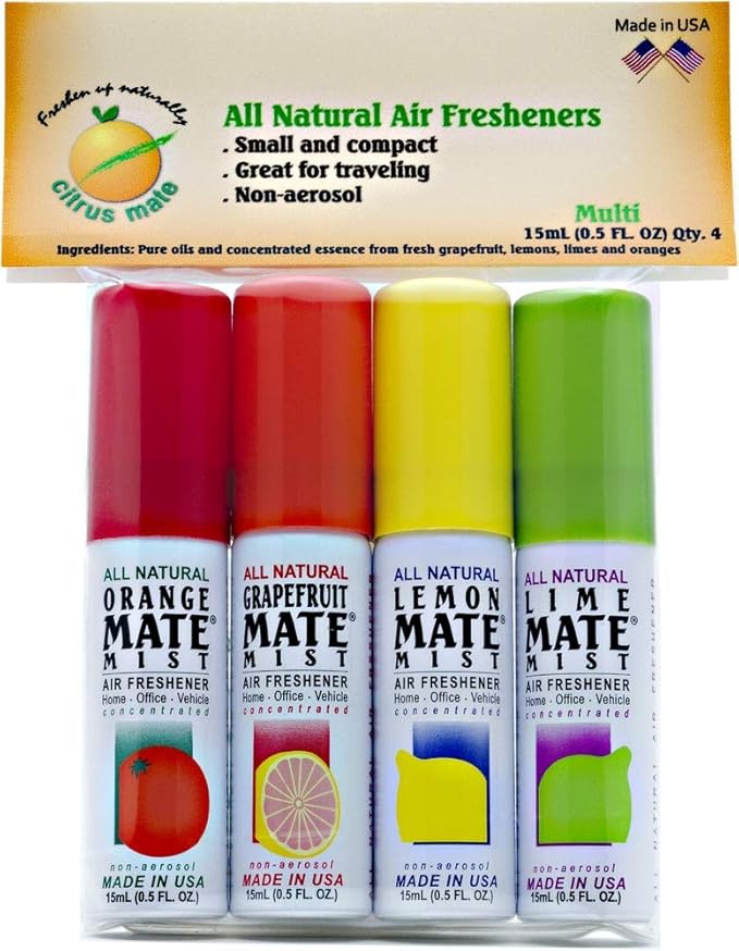Air Freshener by CitrusMate .5 oz, 4 pack, Variety Amazon.ca Home