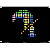IllumiPeg Lite Brite Refills: Zoo Template Sheets for Lite Brite Magic Screen - NOT FOR OLDER LITE BRITES (12 Sheets)