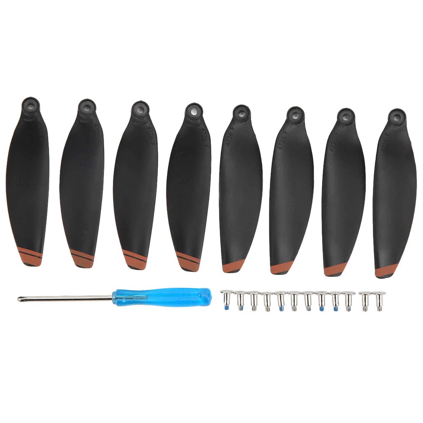 Dilwe 4 Pairs of Low-Noise Drone Propellers, Quick-Change Blades for Mini Se/Mini 2 Drone Accessories