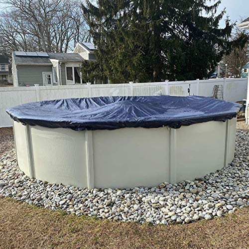Winter Block Winter Pool Cover for Above Ground Pools, 28’ Ft., Round
