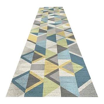Amazon De Yanan Laufer Teppich Mehrfarbig Geometrische Muster