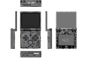 Actualia RG35XX SP Handheld Game Console Built-in 5,000 Games, 3.5 inch IPS Linux System Fold Video Game Console 3300mAh H700