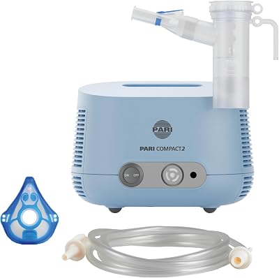 PARI COMPACT2 Small Portable Nebuliser - Clinic-Grade Compressor
