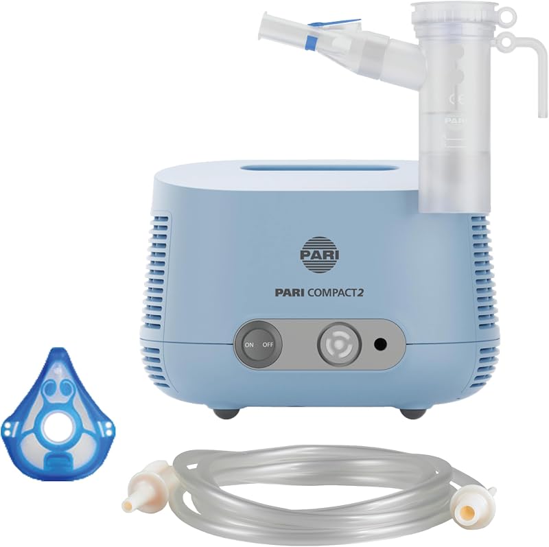 PARI COMPACT2 Small Portable Nebuliser - Clinic-Grade Compressor