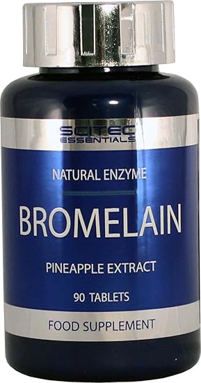 Scitec Nutrition Essentials, Bromelain con Sabor de Piña, 90 Cápsulas