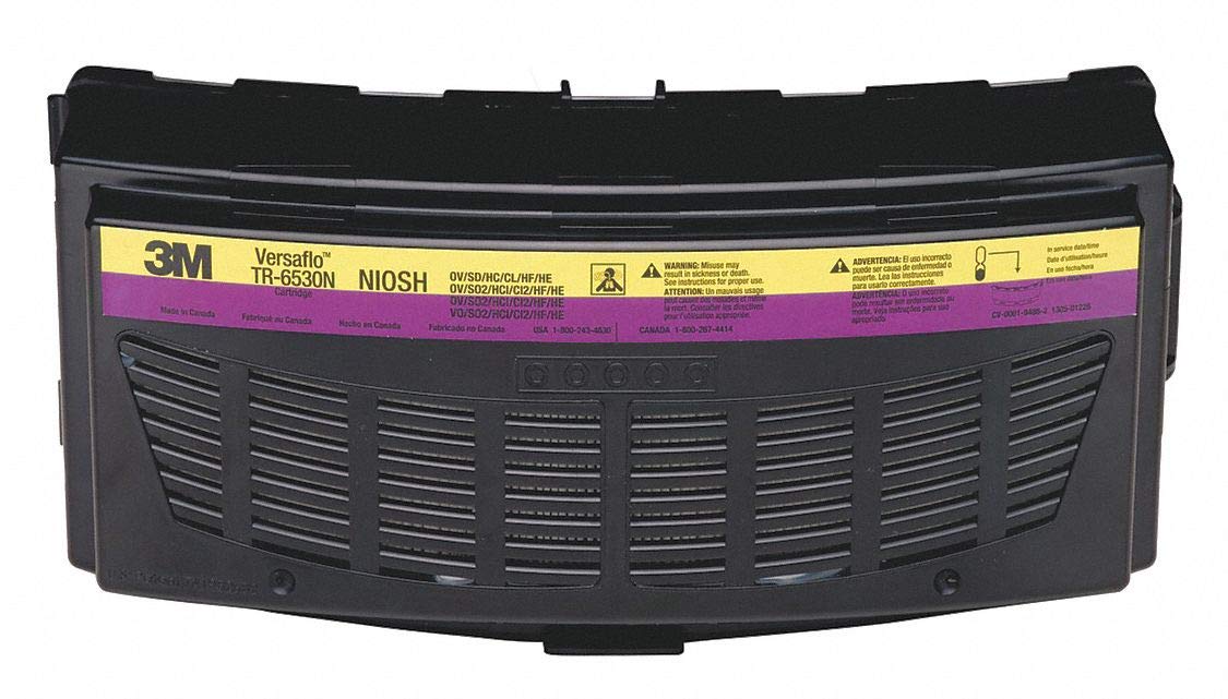Respirator Cartridge, Yellow/Magenta, PK5
