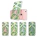 MOSNOVO iPhone 6S Case/iPhone 6 Case, Fashion Tropical Palm Leaves Clear Design Printed Transparent Plastic Hard Back Phone Case with Soft TPU Bumper Protective Case Cover for iPhone 6/iPhone 6S