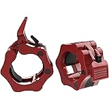 MoKo Barbell Clamps, Quick Release Pair of Locking Professional Olympic Weight Barbell Locks Collar Clips Great for Workout, 