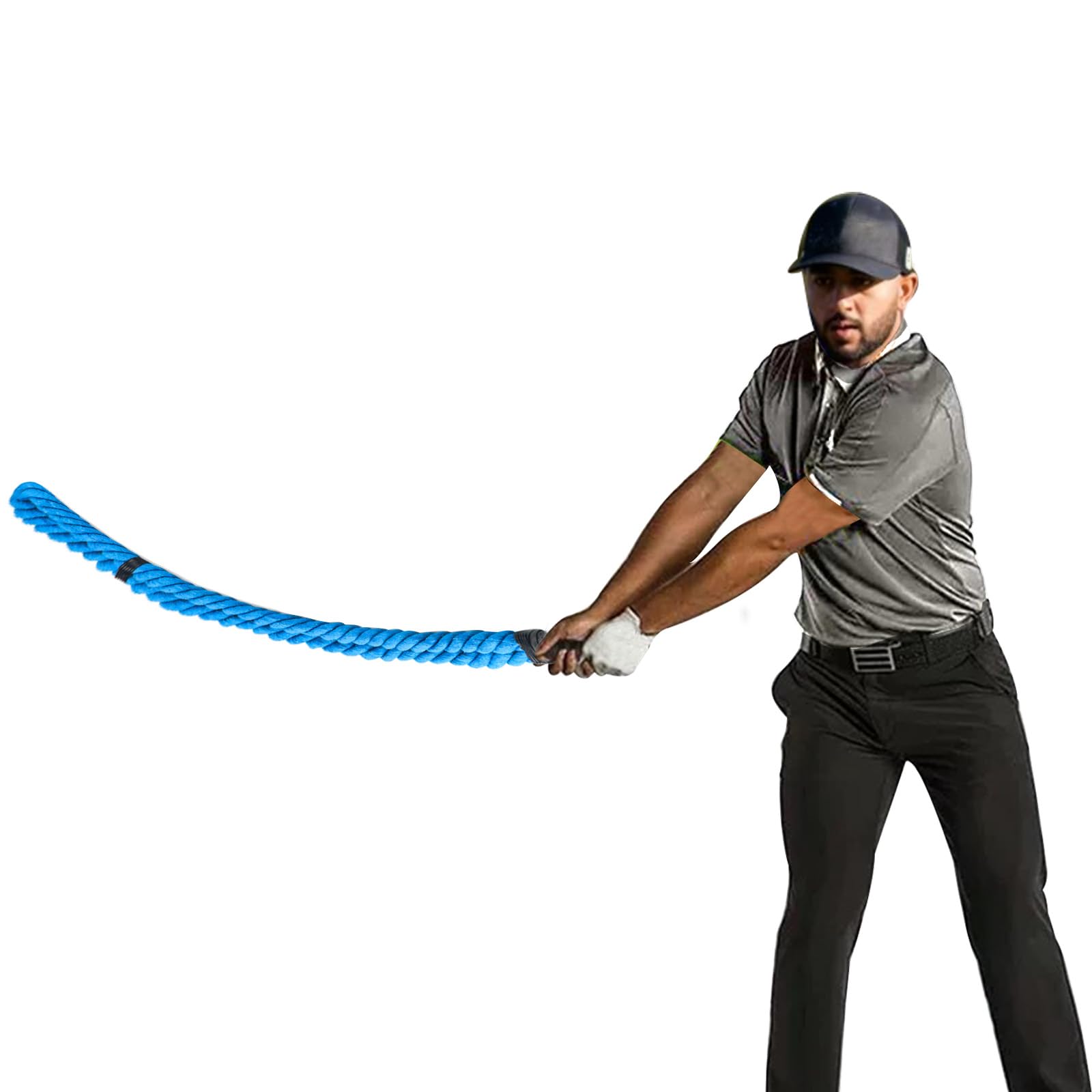Photo 1 of THE GOLFER STORE Golf Swing Training Aid,Golf Rope Swing Trainer, Golf Multi-Purpose Training Rope Suitable for Physical Training, Warm-Up Exercises, Strength and Rhythm Control