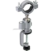 QWORK Bench Clamp Vise, 360 Degree Universal Electric Drill Stand Grinder Holder Bracket for Jewelry Making, Table Electric Drill Household