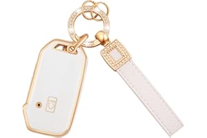 EKALA for Kia Key Fob Cover 5 Buttons Soft TPU Full Covers Protection Keys Shells Keychains Fit for Kia Cerato Ceed Forte NIRO Seltos Sorento Sportage Soul Telluride Smart Key Fob Protector(P-Ki)