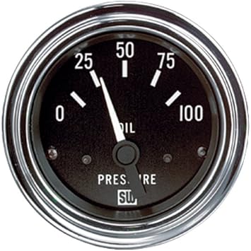 Amazon Com Stewart Warner 82305 Deluxe 2 1 16 Oil Pressure Electric Gauge Automotive