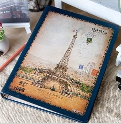 Amazon ルーズリーフノート おしゃれな エッフェル塔 イラスト A5サイズ ブルー ノート 文房具 オフィス用品