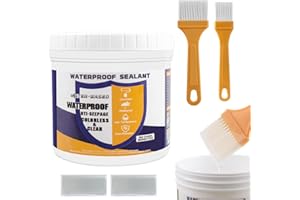 KCUT Invisible Waterproof Agent, 17.63oz Transparent Polyurethane Waterproof Coating Anti-Leakage Repairing Adhesive for Roof Walls Bathroom Kitchen Indoor Outdoor
