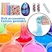 Slime Kit Slime Supplies Make Your Own Slime, Slime Making Kit for Kids, Kids Art Craft, Crystal Slime, Glitter, Unicorn Slime Charms, Fruit Slices, Fishbowl Beads, Age 6+ Year Old Girl Gifts Toys