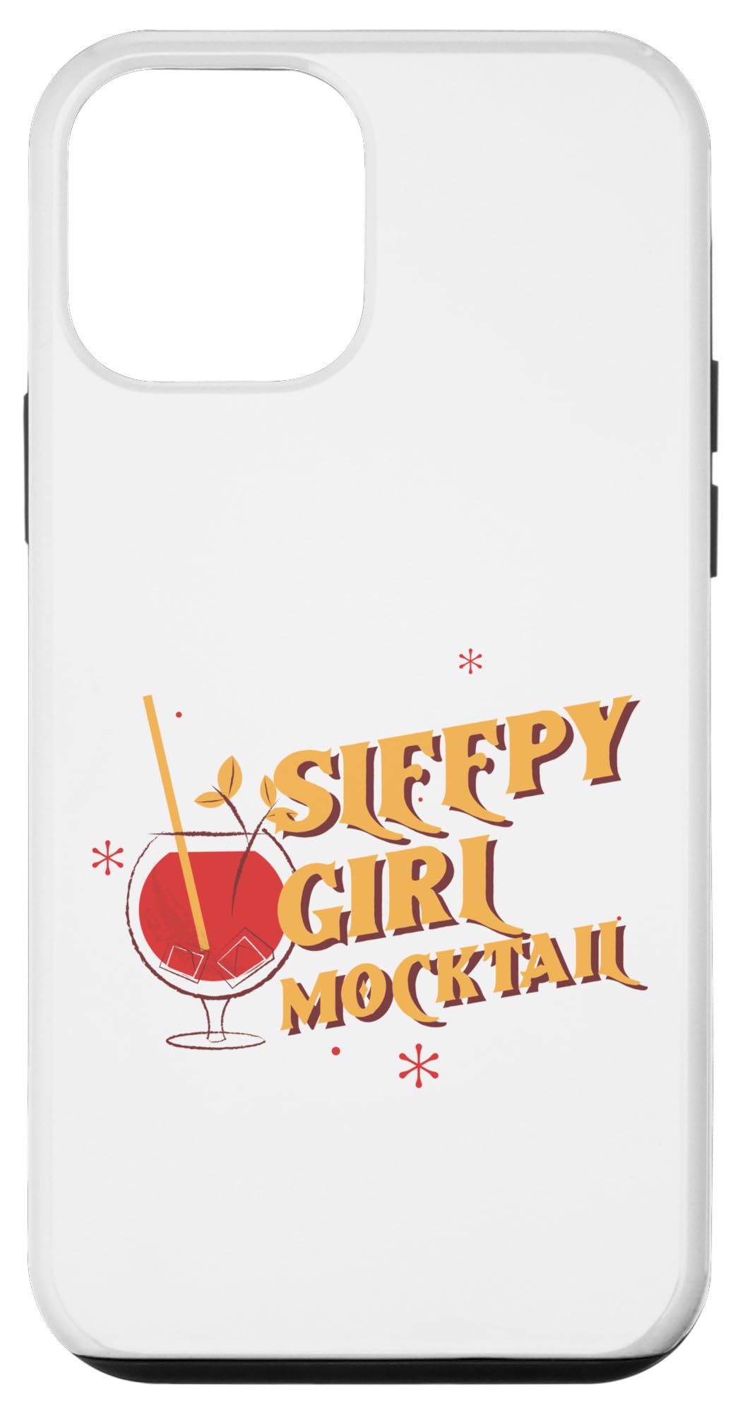 iPhone 12 mini Sleepy Girl Mocktail Club Retro Wellness Cute Fashion Trend Case