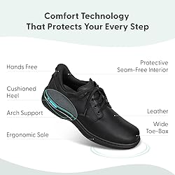 Orthofeet Men's Orthopedic Claude Hands-Free Casual