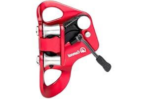 LJHNBA Professional Chest Ascender for Rock Climbing, Vertical Rope Ascender, Heavy-Duty Climbing Equipment for Mountaineering, Caving, and Rescue Operations