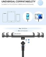 FATE TO FATE Gooseneck Tablet Holder Universal 360° Flexible Bed Mount view 3