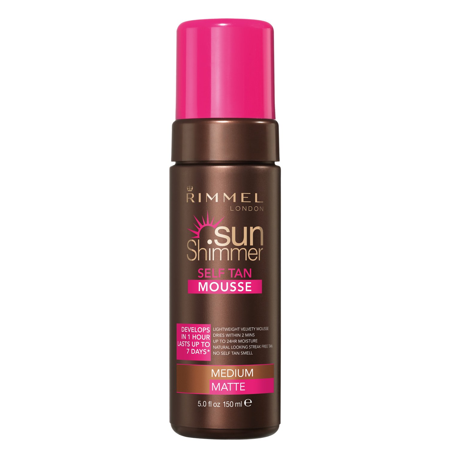 Rimmel Sunshimmer Self Tan Mousse, Medium Matte