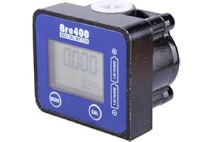 Flow Meter, High Accuracy 1/2" Digital Flow Meter, LCD Display for Gasoline Diesel